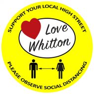 Social Distance Floor Stickers - Custom Print Design (Pack of 50)
